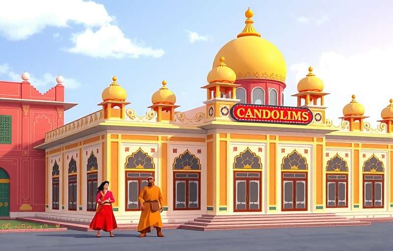Candolim Champs Jaipur Expansion Concept Concept art for upcoming Candolim Champs Jaipur expansion showing traditional Rajasthani architecture and characters in colorful attire